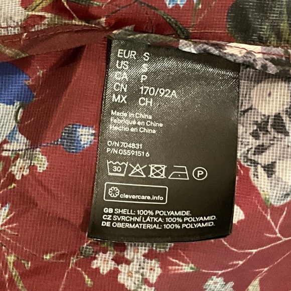 Erdem x H&M Maroon Floral Jacket - Picture 8 of 11